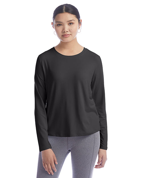 Champion CHP140  Ladies' Cutout Long Sleeve T-Shirt at GotApparel