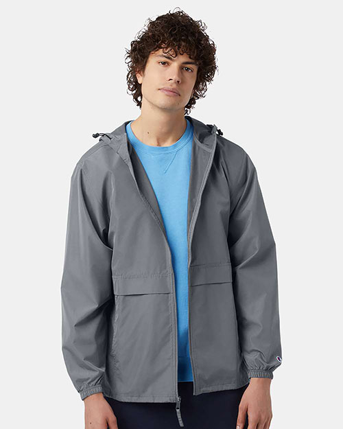 Champion CO125 Men Full-Zip Anorak Jacket at GotApparel