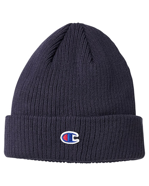 Champion CS4003  Cuff Beanie With Patch at GotApparel