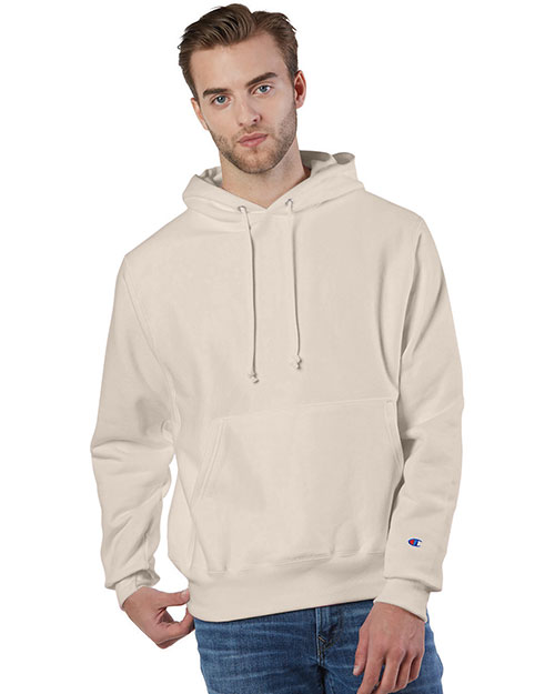 Champion S1051 Men Reverse Weave 12 Oz. Pullover Hood at GotApparel