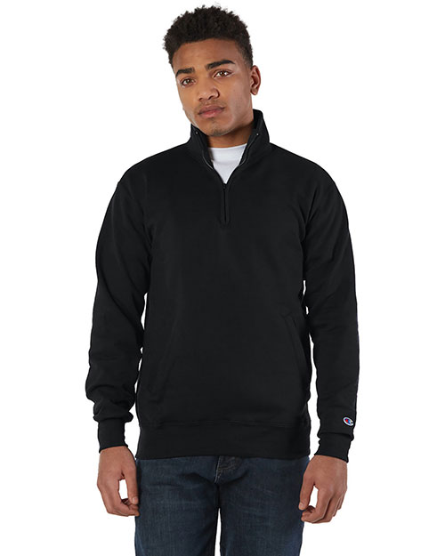 Custom Embroidered Champion S400 Men 9 oz. Double Dry Eco® Quarter-Zip Pullover at GotApparel