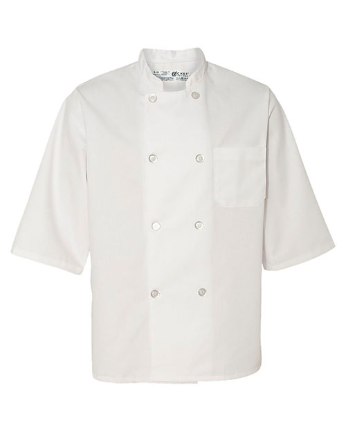 Chef Designs 0404  Half Sleeve Chef Coat at GotApparel