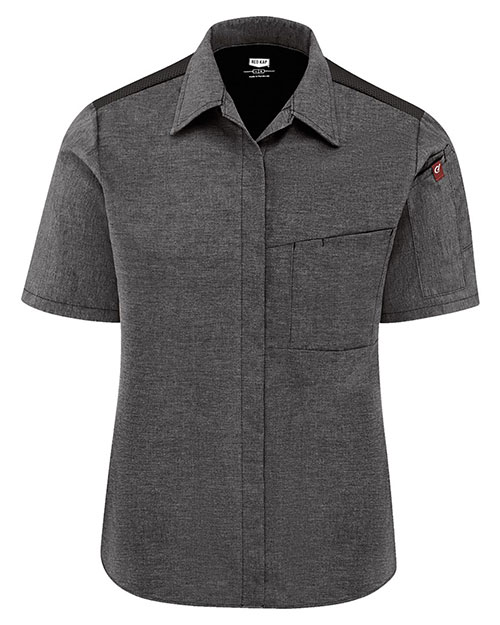 Chef Designs 501W Women 's Poplin Airflow Cook Shirt with OilBlok at GotApparel