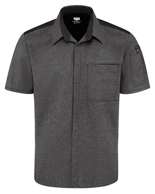 Chef Designs 502M Poplin Airflow Cook Shirt with OilBlok at GotApparel
