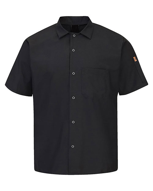 Chef Designs 502X  Mimix™ Short Sleeve Cook Shirt with OilBlok at GotApparel