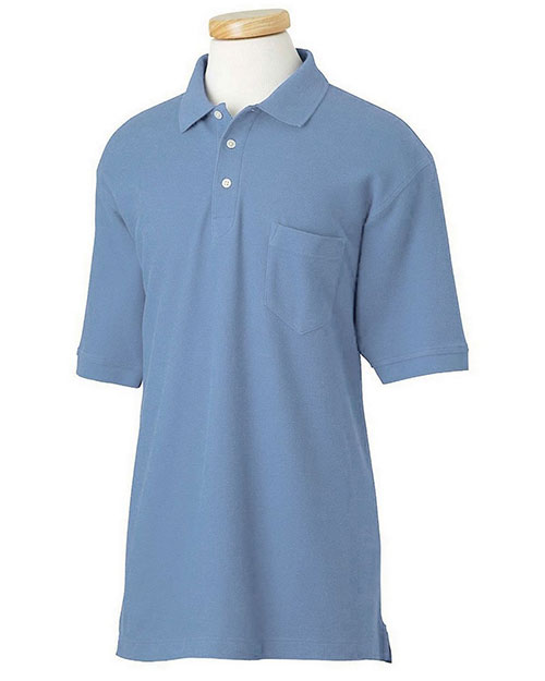 Chestnut Hill CH100P Men Performance Plus Pique Polo With Pocket at GotApparel