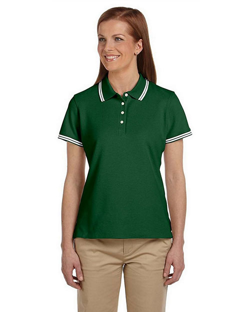 Chestnut Hill CH113W Women Tipped Performance Plus Pique Polo at GotApparel
