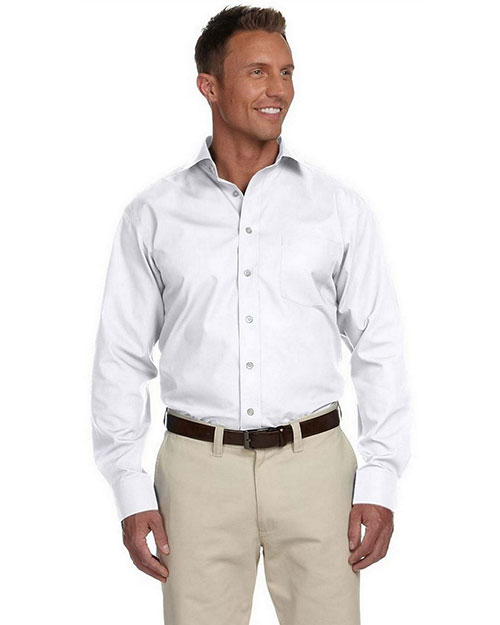 Chestnut Hill CH600C Men Executive Performance Broadcloth With Spread Collar at GotApparel