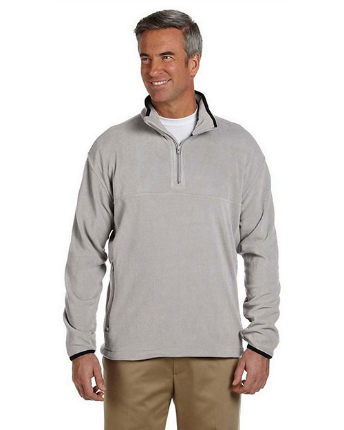 Chestnut Hill CH910 Men Microfleece Quarter-Zip Pullover at GotApparel
