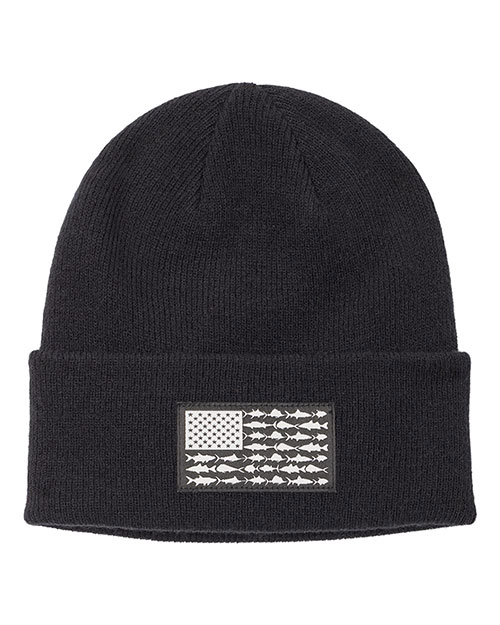 Columbia 205379 PFG Fish Flag™ Cuffed Beanie at GotApparel