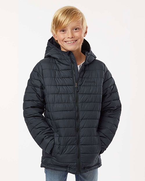 Columbia 209002 Youth Powder Lite™ II Hooded Jacket at GotApparel