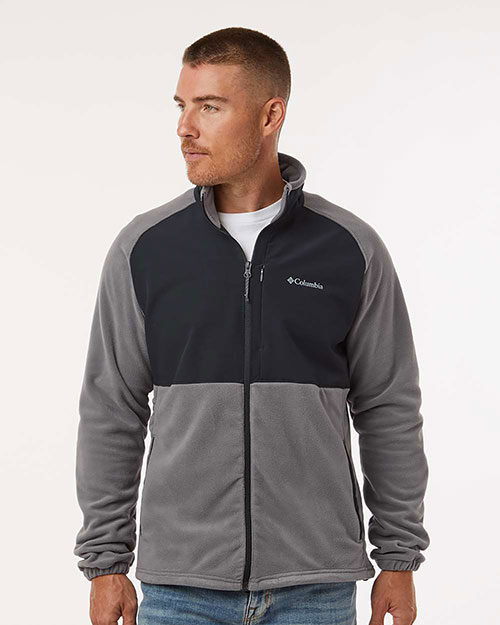 Columbia 209578 Men's Sage Peak™ Fleece Full-Zip Jacket at GotApparel