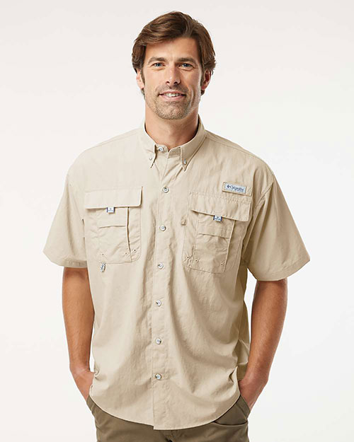 Columbia 212464 Men's PFG Bahama™ II Short Sleeve Shirt at GotApparel