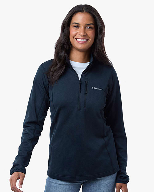 Columbia 213624 Women's Essential Hike™ Grid Fleece Half-Zip Pullover at GotApparel