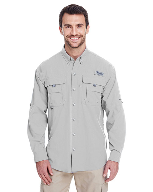 Custom Embroidered Columbia 7048 Men 3 oz Bahama II Long-Sleeve Shirt at GotApparel