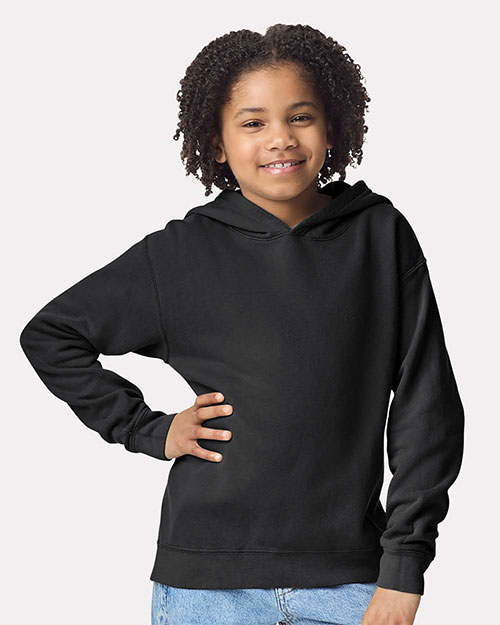 Comfort Colors 1467Y Youth Garment-Dyed Lightweight Fleece Hooded Sweatshirt at GotApparel