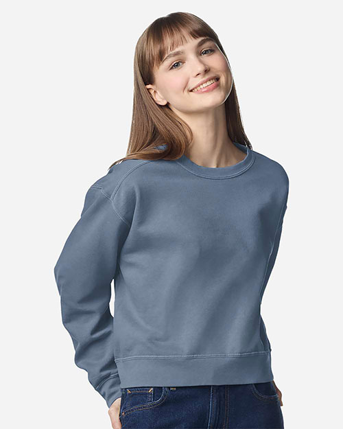 Comfort Colors 1566L Women's Garment-Dyed Mid-Length Crewneck Sweatshirt at GotApparel