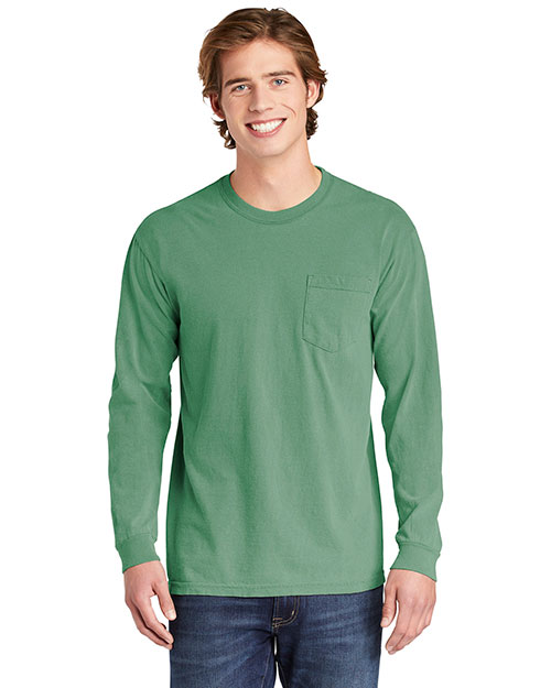 Comfort Colors 4410 Men Heavyweight Ring Spun Long Sleeve Pocket Tee at GotApparel