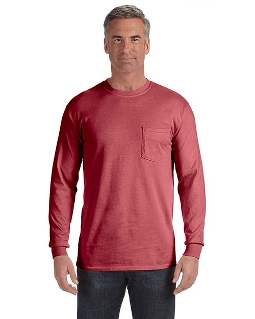 Comfort Colors C4410 Men 6.1 Oz. Long-Sleeve Pocket T-Shirt at GotApparel