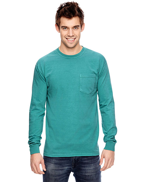 Comfort Colors C4410 Men 6.1 Oz. Long-Sleeve Pocket T-Shirt at GotApparel