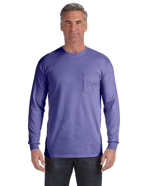 Comfort Colors C4410 Men 6.1 Oz. Long-Sleeve Pocket T-Shirt at GotApparel