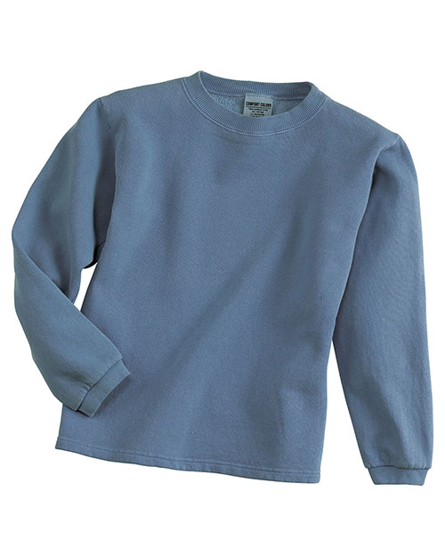 Comfort Colors C9755 Kids 10 oz. GarmentDyed Crew Sweatshirt at GotApparel