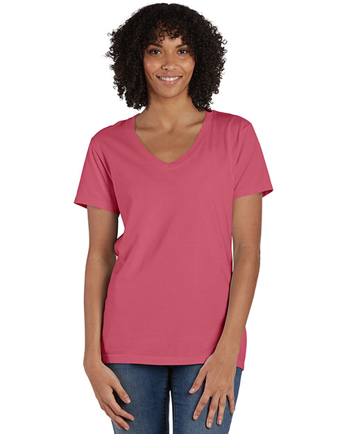 ComfortWash by Hanes GDH125  Ladies' V-Neck T-Shirt at GotApparel