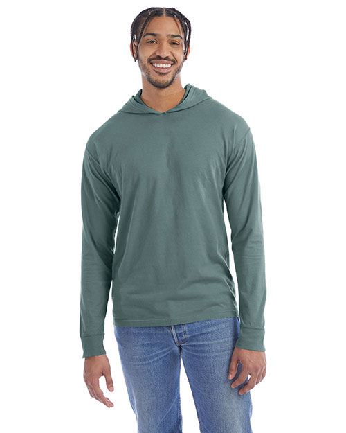 ComfortWash by Hanes GDH280 Unisex Jersey Hooded T-Shirt at GotApparel