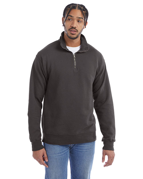 ComfortWash by Hanes GDH425 Unisex Quarter-Zip Sweatshirt at GotApparel