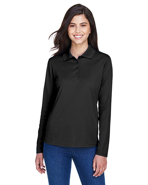 Core 365 78192 Women Pinnacle Performance Long-Sleeve Pique Polo at GotApparel