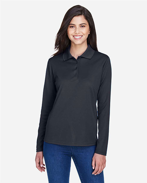 Core 365 78192 Women Pinnacle Performance Long-Sleeve Pique Polo at GotApparel