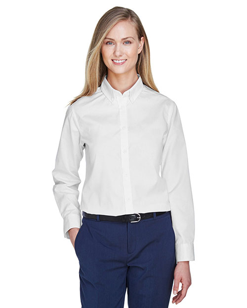 Core 365 78193 Women Operate Long-Sleeve Twill Shirt at GotApparel