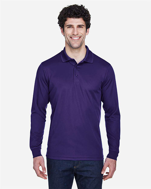 Core 365 88192 Men Pinnacle Performance Long-Sleeve Pique Polo at GotApparel