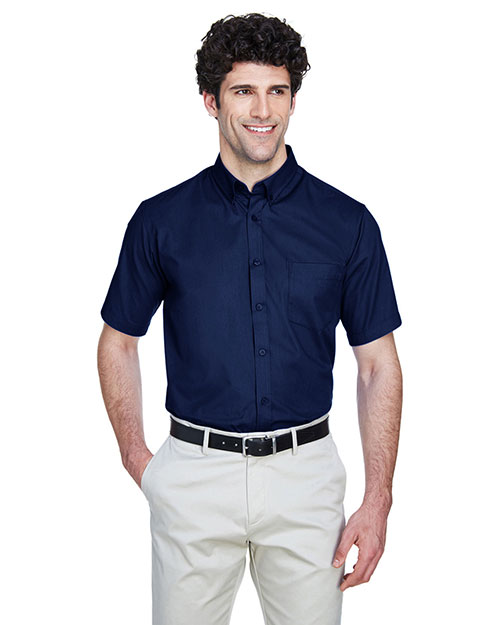 Core 365 88194 Men Optimum Short-Sleeve Twill Shirt at GotApparel