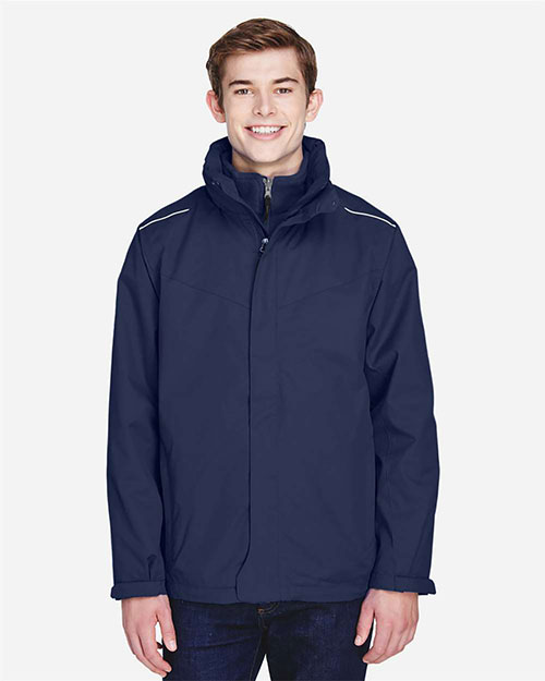 Core 365 88205 Men Region 3-In-1 Jacket With Fleece Liner at GotApparel