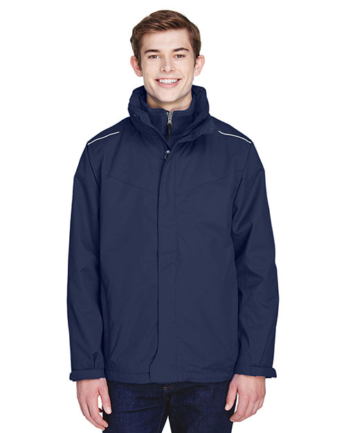 Core 365 88205T Men Tall Region 3-in-1 Jacket with Fleece Liner at GotApparel