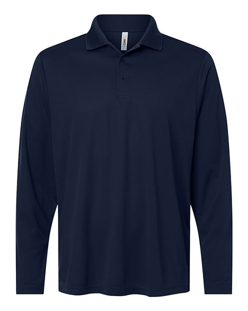 Core 365 CE108L Men's Nova Performance Long Sleeve Pique Polo at GotApparel