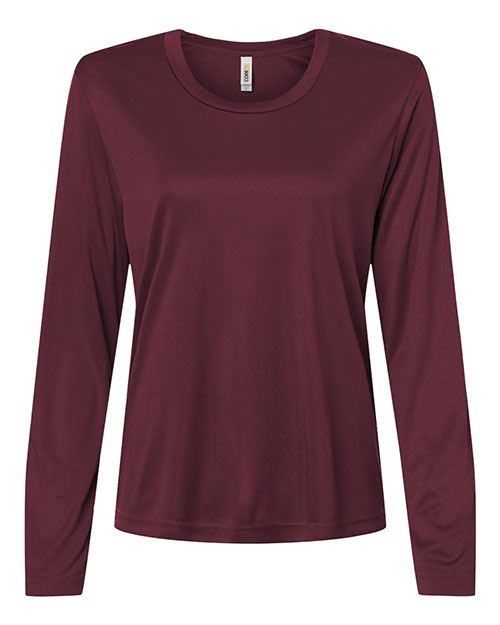 Core 365 CE10LW Women's Capital Performance Long Sleeve T-Shirt at GotApparel
