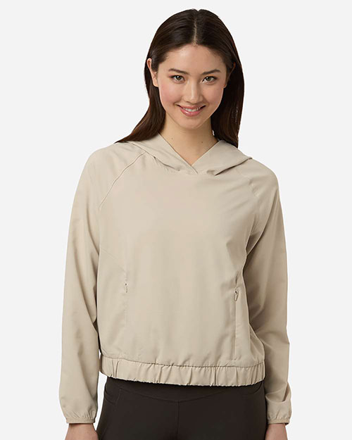 Core 365 CE520LW Women's UltraUVP Shoreline Long Sleeve Hooded Pullover at GotApparel
