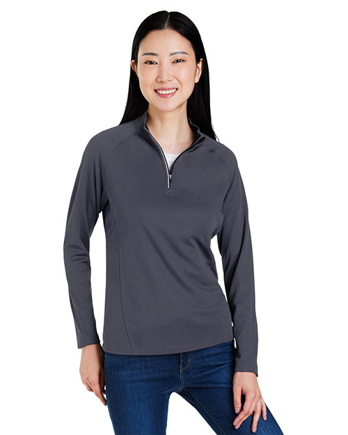 CORE365 CE418W Ladies' Origin Performance Pique Quarter-Zip at GotApparel