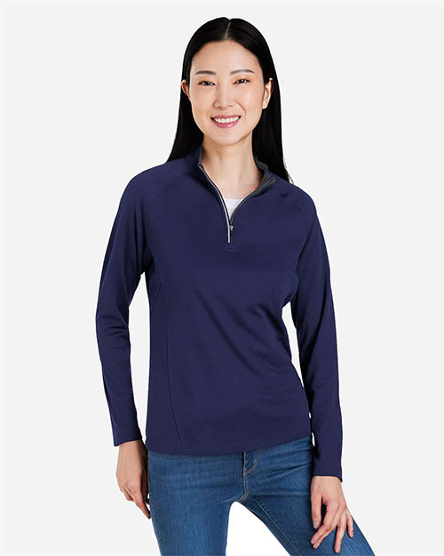 CORE365 CE418W Ladies' Origin Performance Pique Quarter-Zip at GotApparel