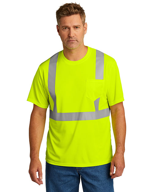 Cornerstone CS200 Men  ® Ansi 107 Class 2 Mesh Tee. at GotApparel