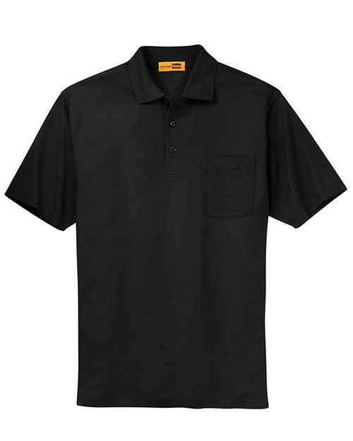 Cornerstone CS402P Men Industrial Pocket Pique Polo at GotApparel