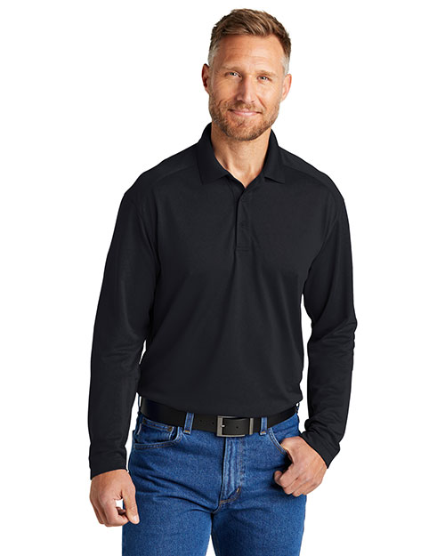 CornerStone Select Lightweight Snag-Proof Long Sleeve Polo CS418LS at GotApparel