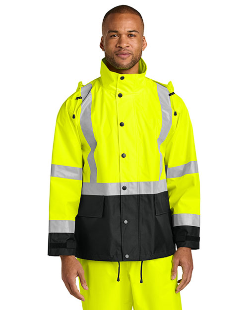CornerStone CSJ504 ® ANSI 107 Class 3 Rain Jacket at GotApparel