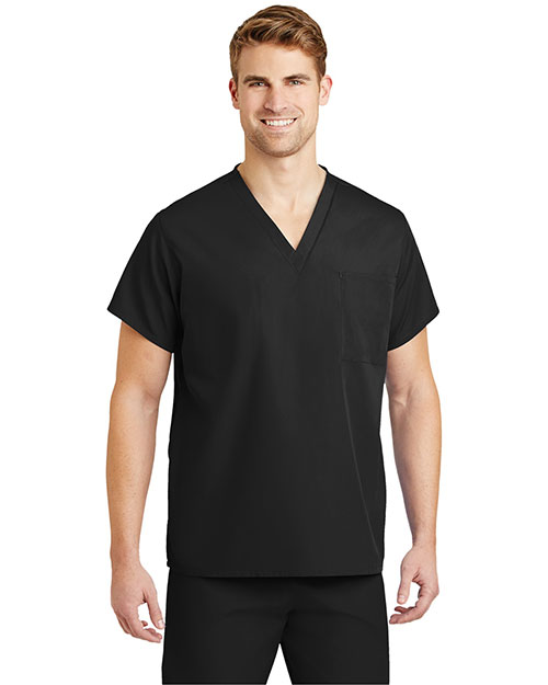 Cornerstone SCRUBTOP Unisex V-Neck Scrub Top at GotApparel