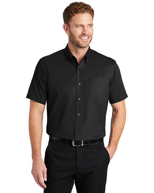 Cornerstone SP18 Men Short-Sleeve Superpro  Twill Shirt at GotApparel