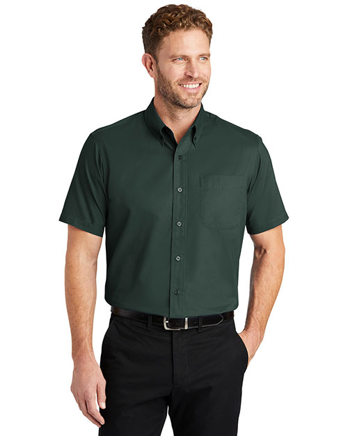 Cornerstone SP18 Men Short-Sleeve Superpro Twill Shirt at GotApparel