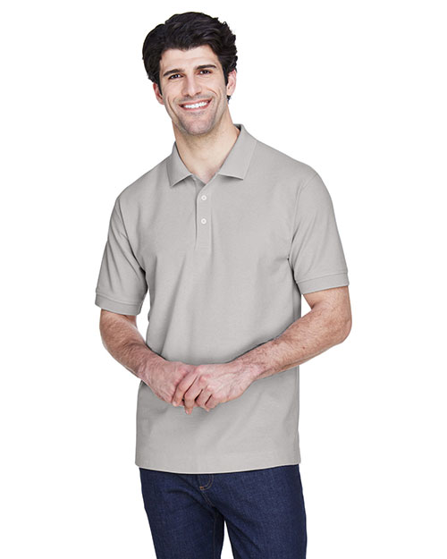 Devon & Jones Classic D100 Men Pima Pique Short-Sleeve Polo at GotApparel