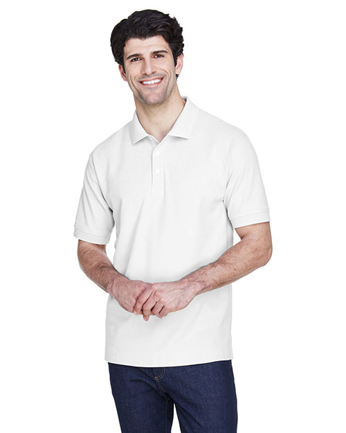 Devon & Jones Classic D100 Men Pima Pique Short-Sleeve Polo at GotApparel